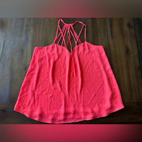 Express Vibrant Hot Pink Top- size Large - Picture 1 of 4